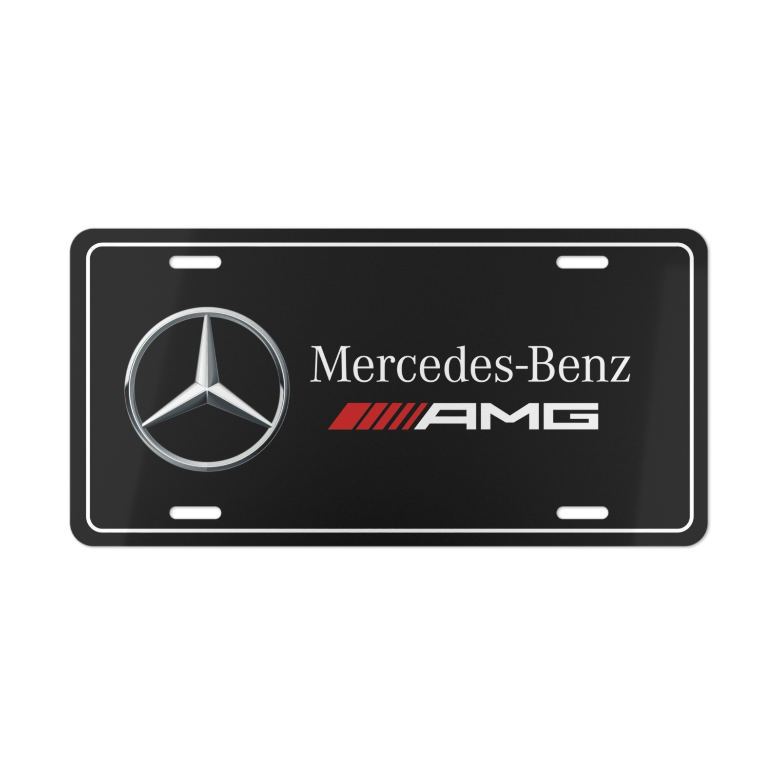 Mercedes-Benz AMG License Plate Auto Car, Aluminum Metal Tag (Vanity Plate)