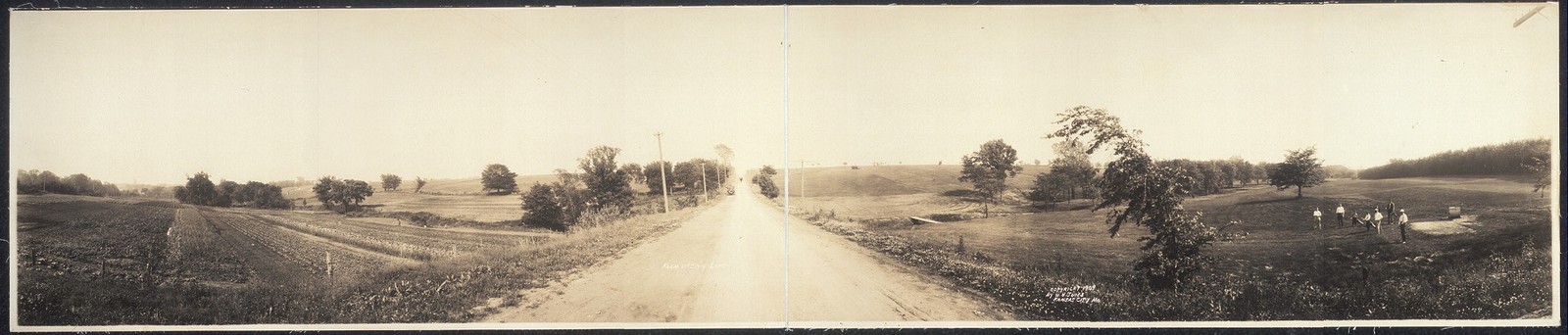 Photo:Farm and City Life Rural Road Landscape c1909