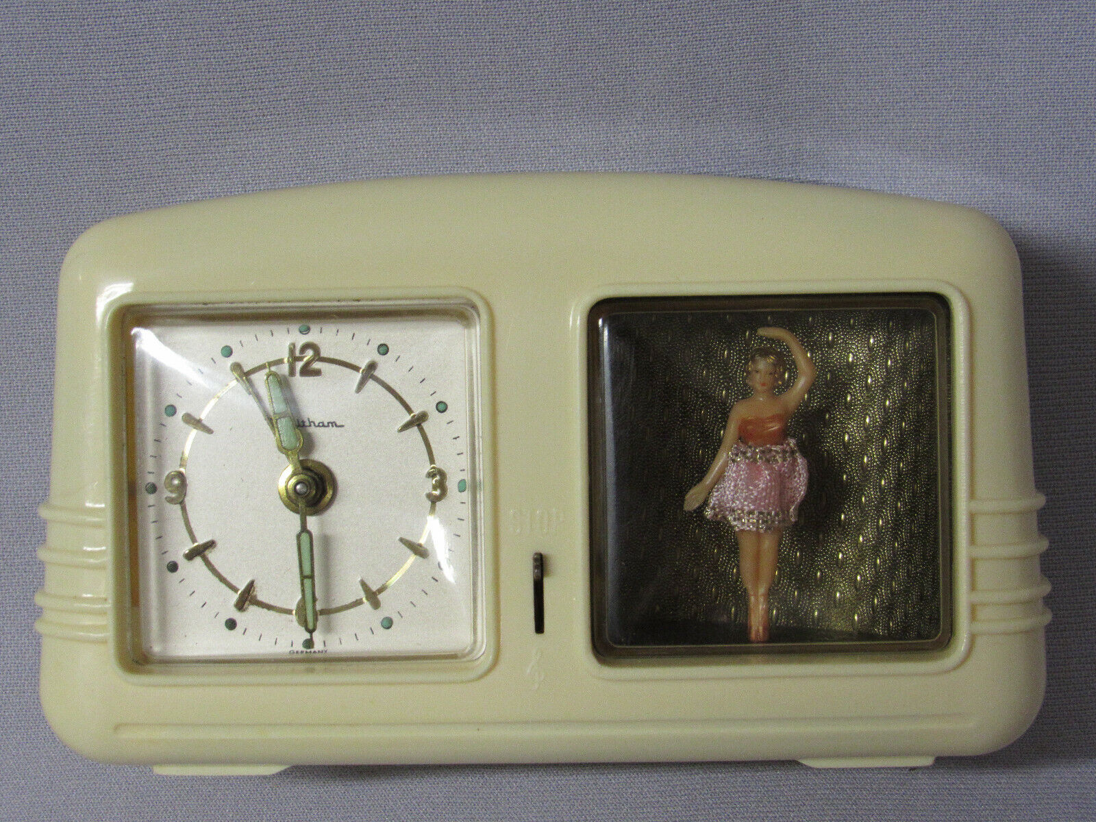 Collectible Waltham Clock Co. clock and Ballerina with Reuge Ste.Croix Music Box