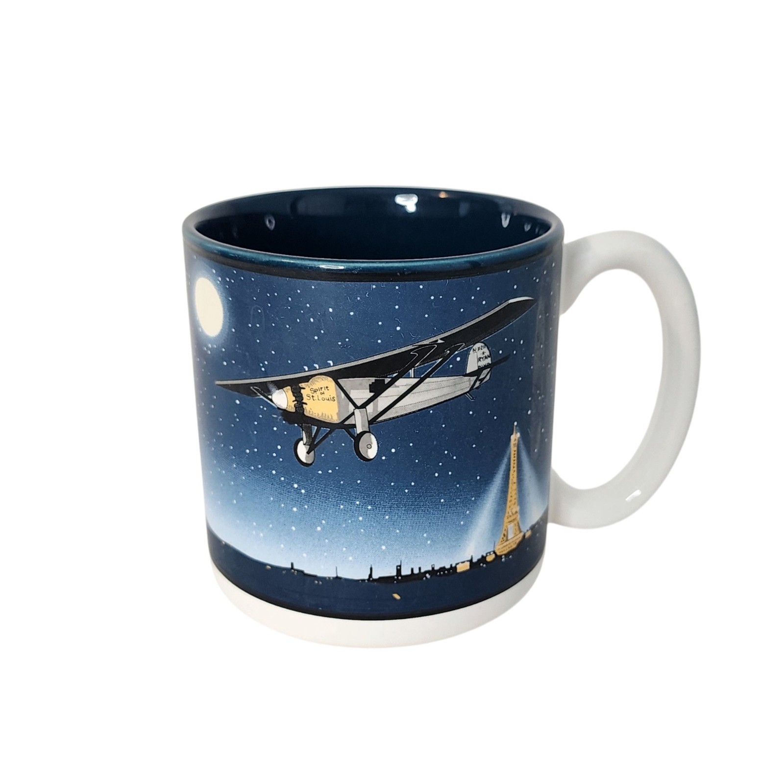 The Smithsonian Institution The Spirit Of St. Louis Lindbergh Mug 1988