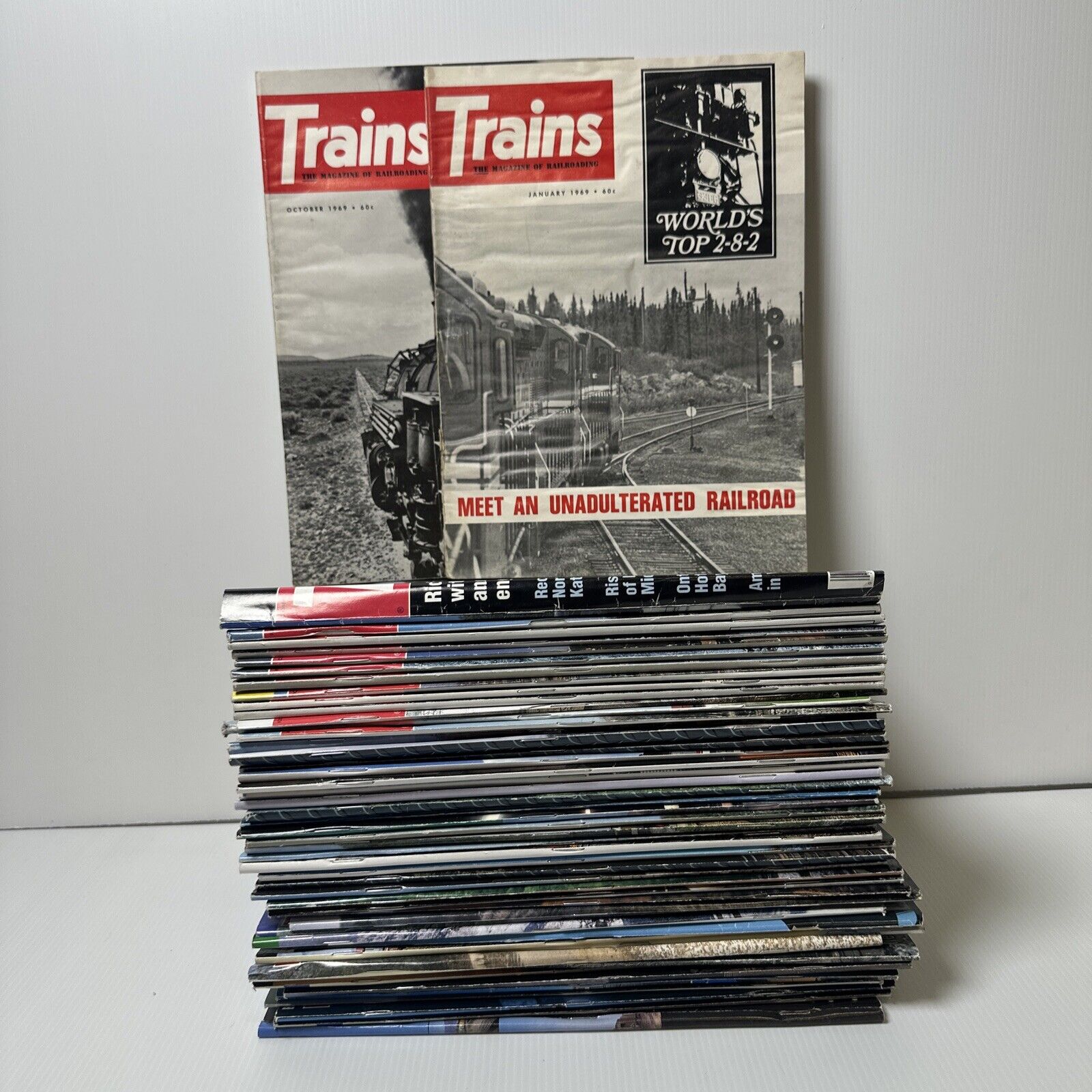 Lot Of 51 Vintage 1969 - 2001 -  Train Railroading Model Trains Hobby Magazine