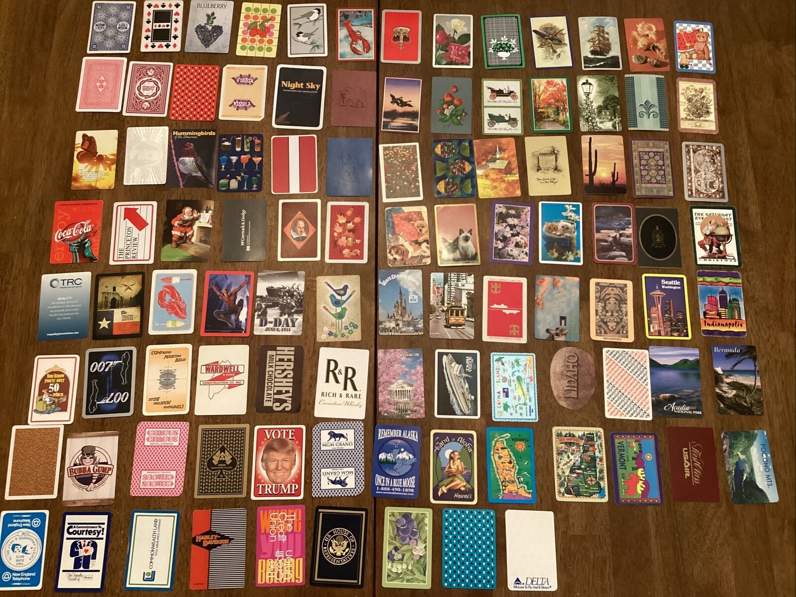 Single Swap Playing Cards 100 Piece Lot A Vintage to Modern Collectible Cards