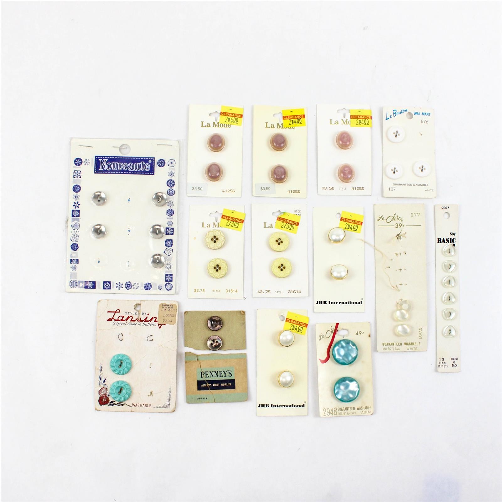 Lot of Mixed Sewing Buttons Vintage Assorted Craft Repair Collectible