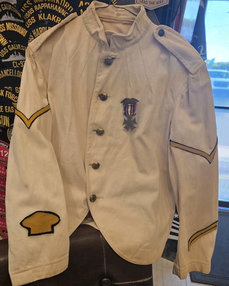 Indian Wars Cook Uniform 1900s Custer Cavalry White BDU Army Civil War Medal