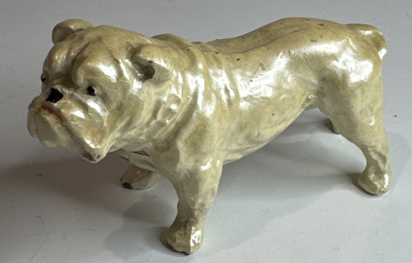 Vintage Cast Metal Figurine / English Bulldog / 2.75