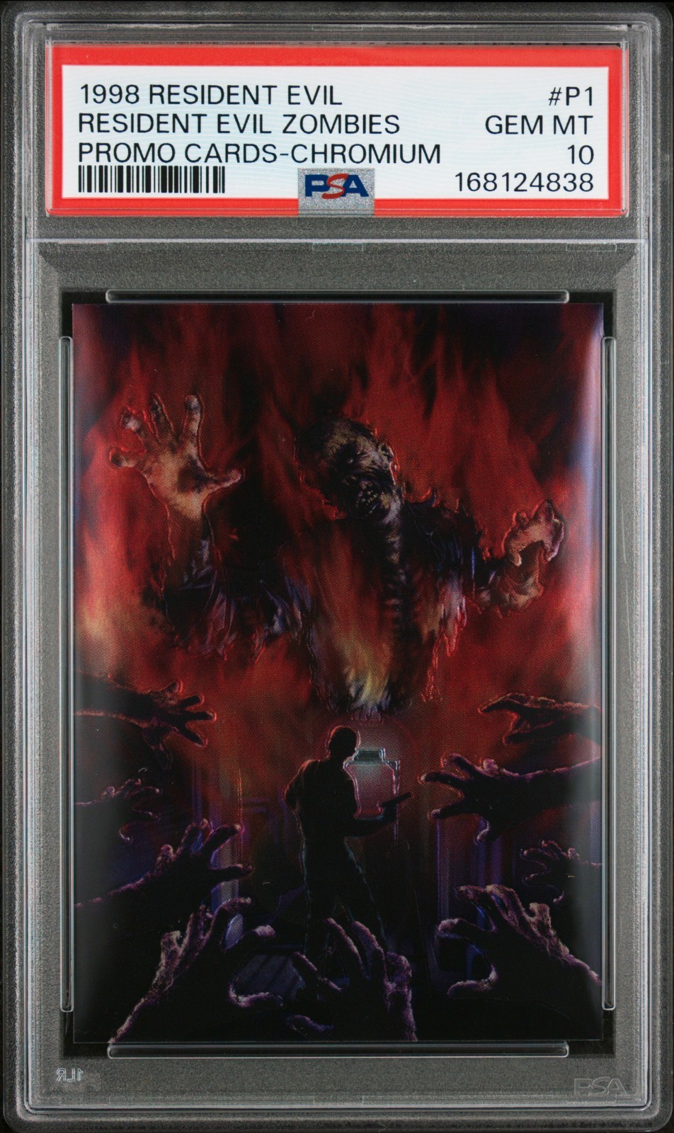 1998 Wildstorm Amada Resident Evil Zombies Promo P1 Chromium PSA 10 *POP 1*