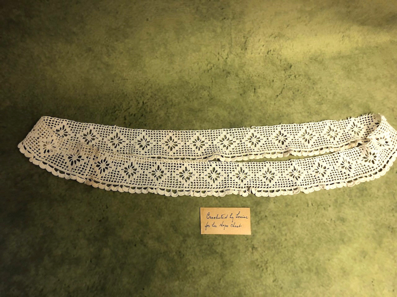 Antique 1920s Handmade Crochet Lace Trim 2