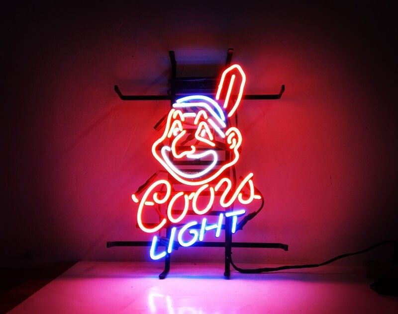 Cleveland Indians Coors Light Beer 17\