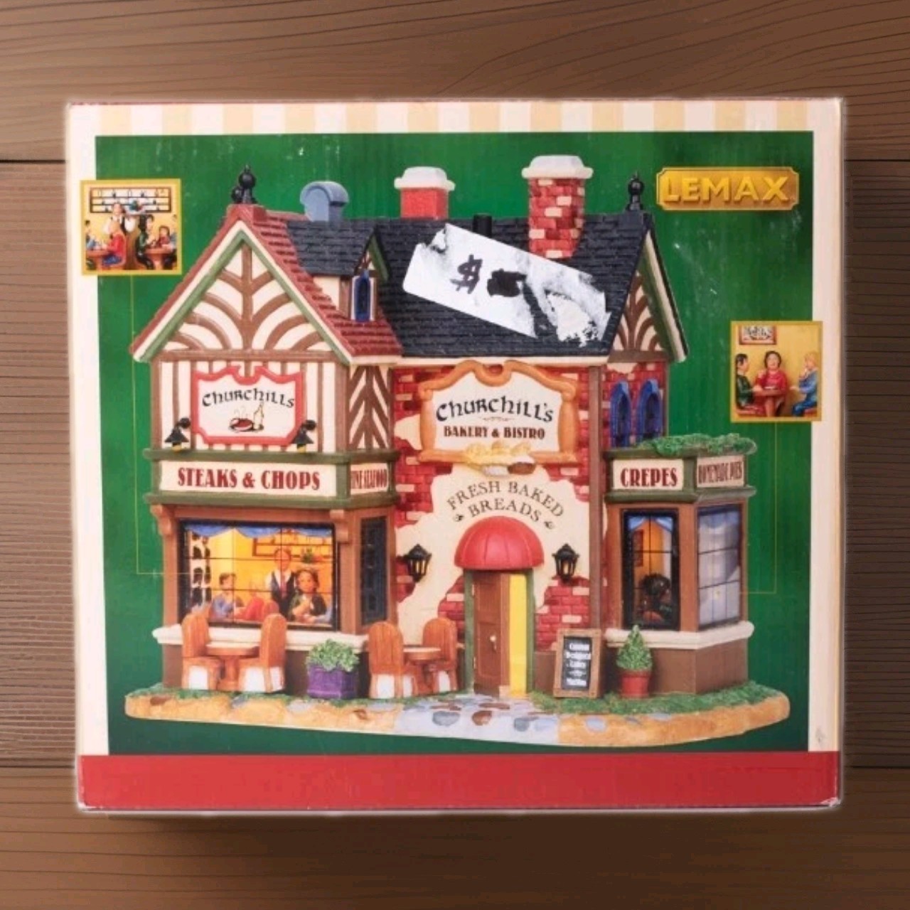 Lemax Signature Collection Churchill's Bakery & Bistro - Retired #15223
