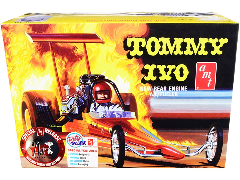 Skill 2 Model Kit Tommy Ivo Rear Engine Dragster 1/25 Skill 2 Model Kit Tommy Ivo Rear Engine Dragster 1/25