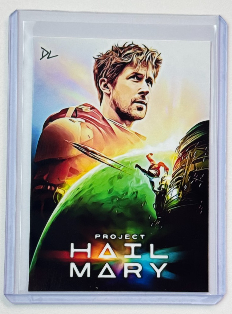 Project Hail Mary Limited Artist Signed “Sci-Fi Classic” Trading Card 6/10
