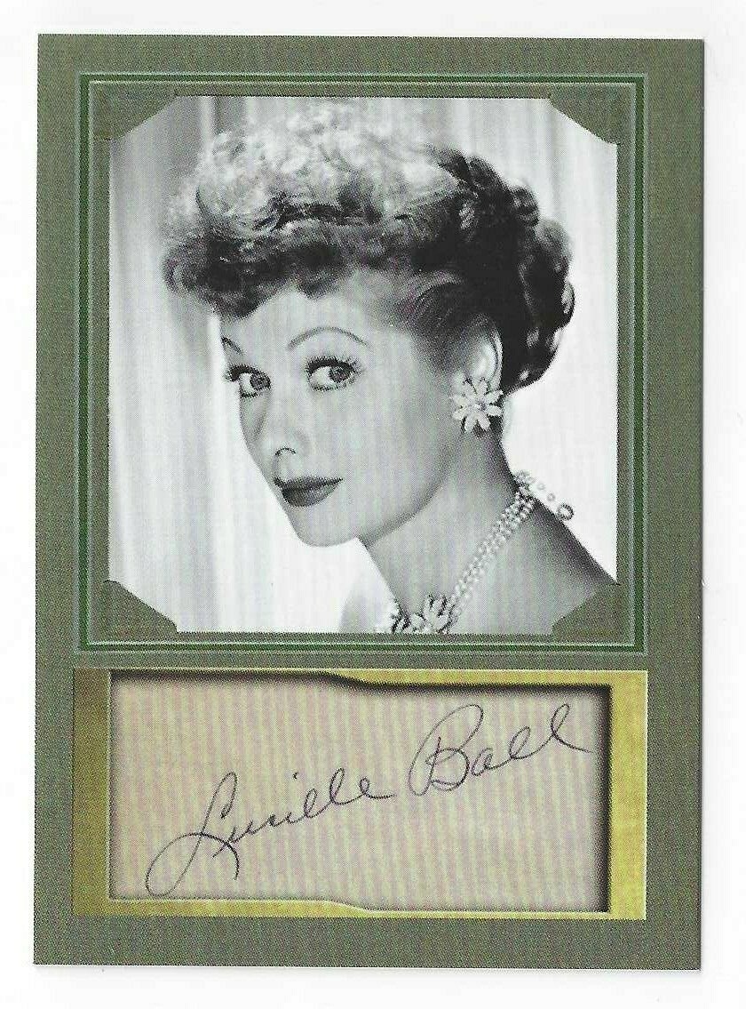 LUCILLE BALL - ACEO D. GORDON PROMO TRADING CARD - MINT CONDITION