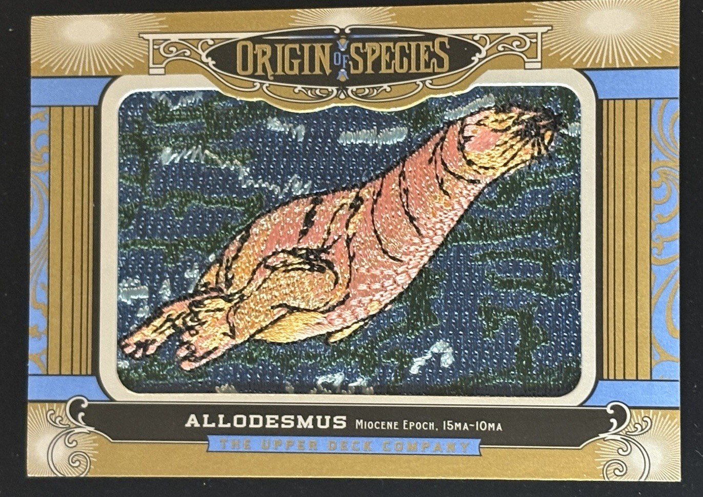 2016 Upper Deck Goodwin Champions Allodesmus Origin of Species Patch #OS-283