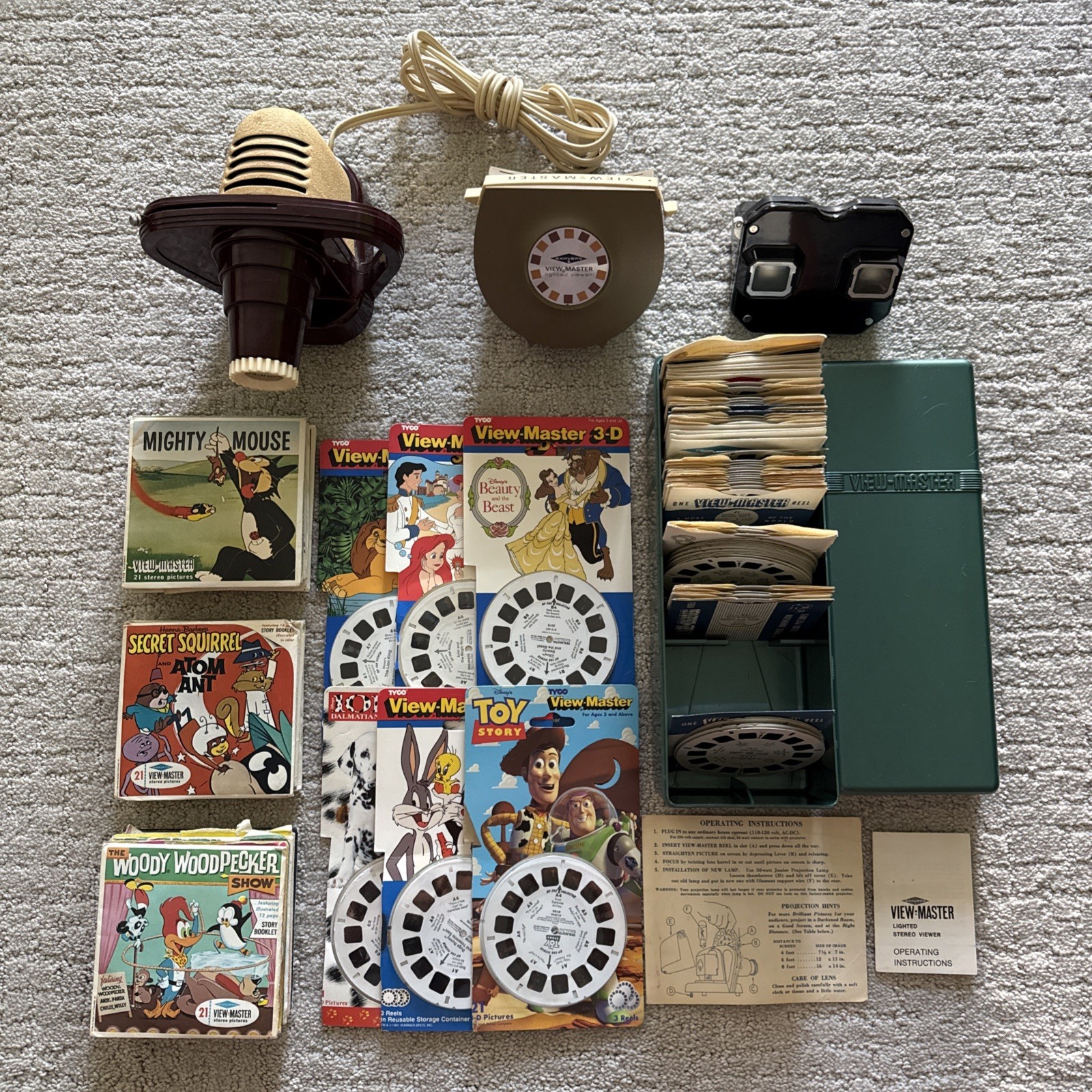 Vintage Sawyer’s View-Master Reels Viewers LOT National Parks Travel Disney RARE