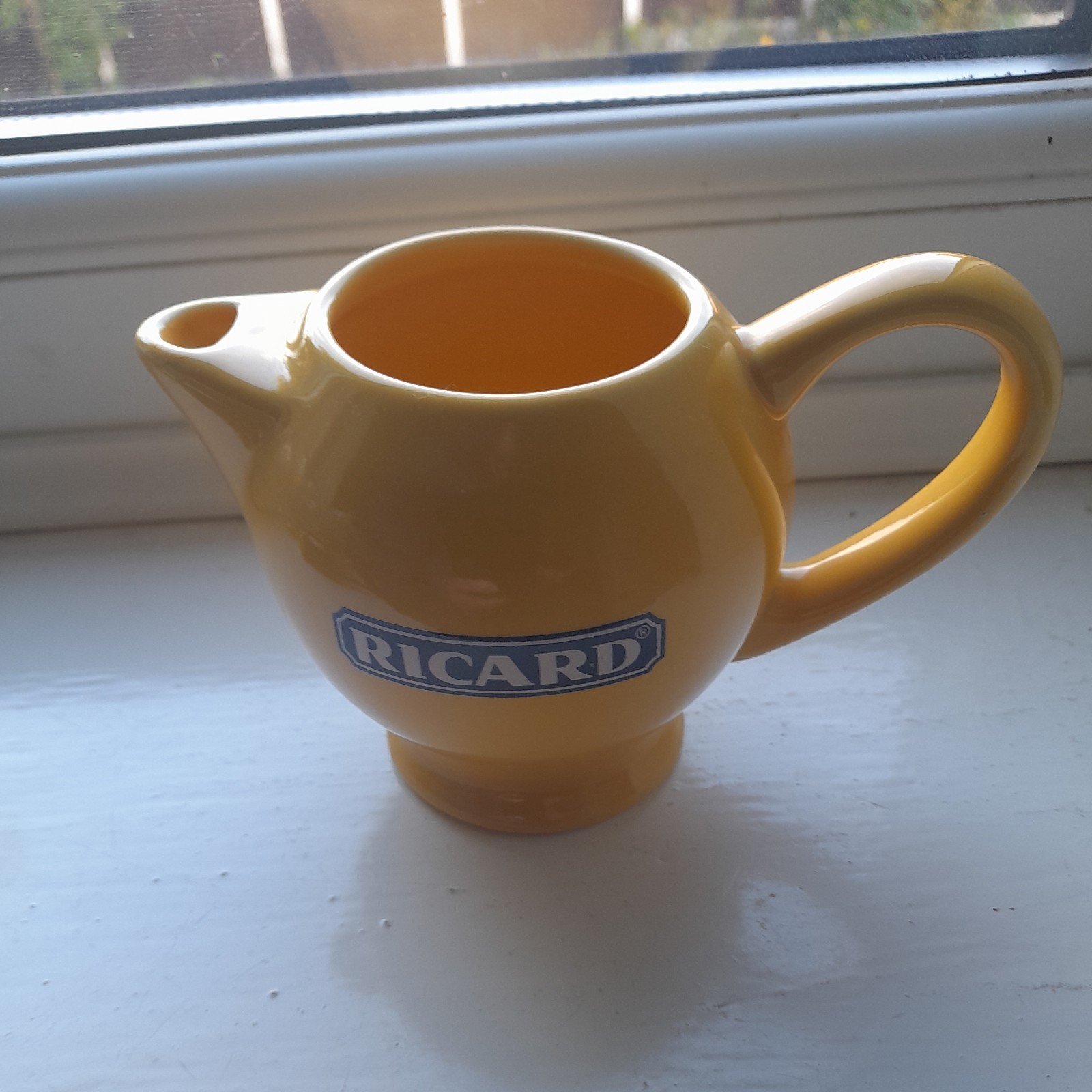 RICARD  french yellow jug,  for water with your aperitif pastis pernod bar party