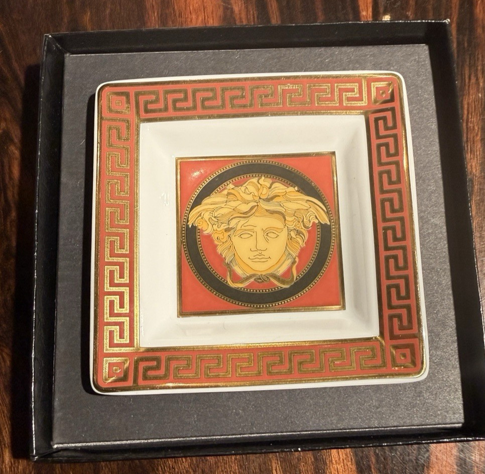 Versace Rosenthal Medusa Porcelain Ashtray