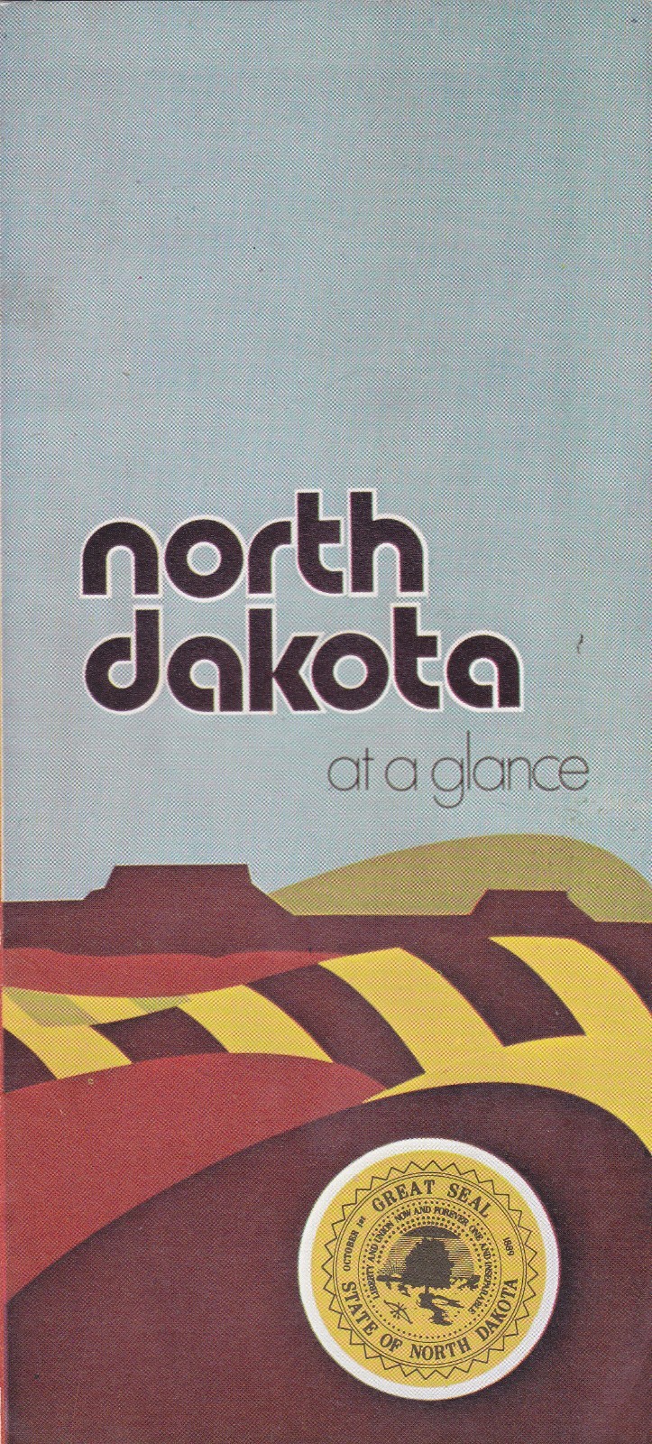 1960\'s North Dakota State Facts and Symbols Brochure