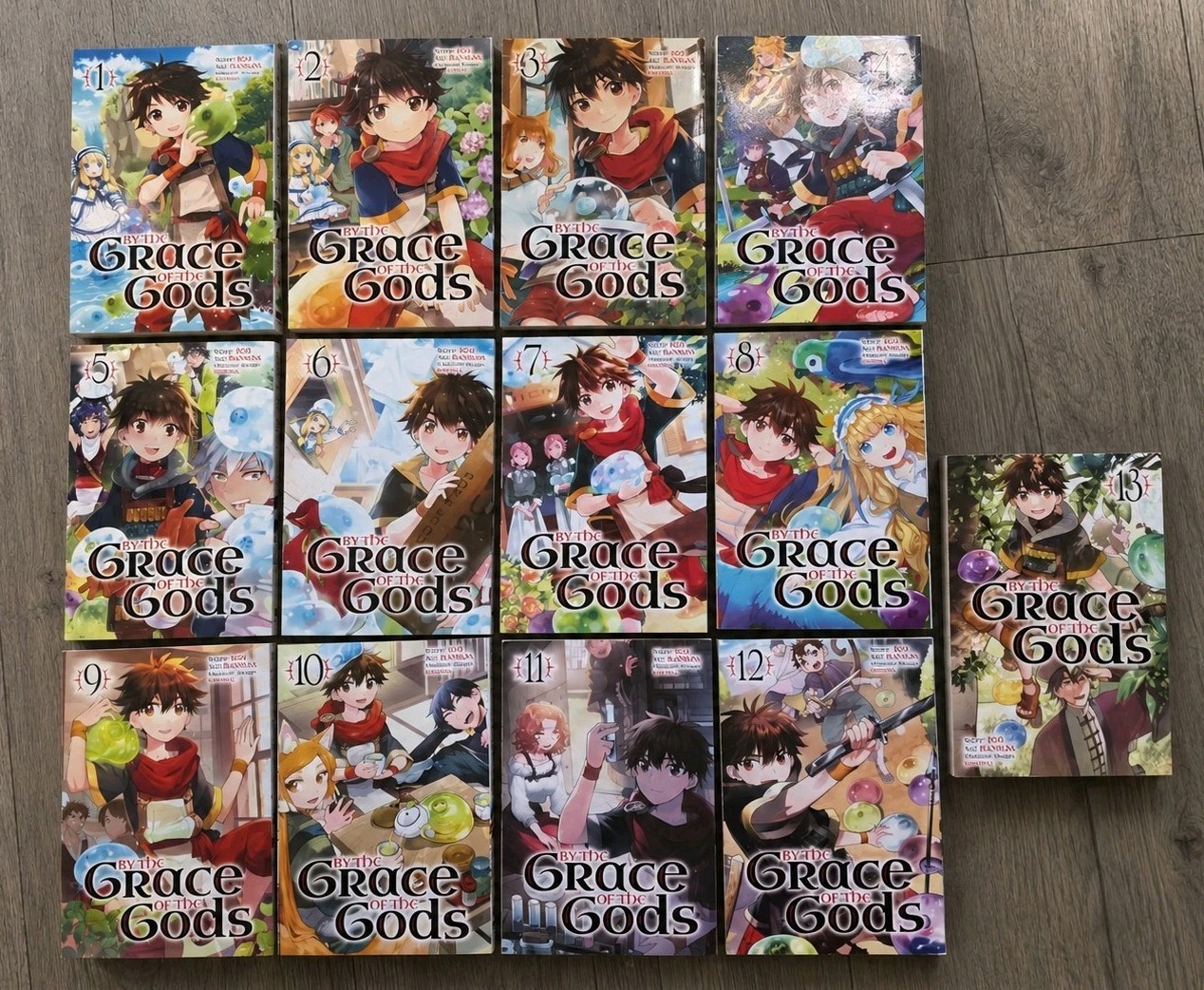 By the Grace of the Gods Manga Books Vol. 1, 2, 3, 4, 5, 6, 7, 8, 9, 10, 11, 12,