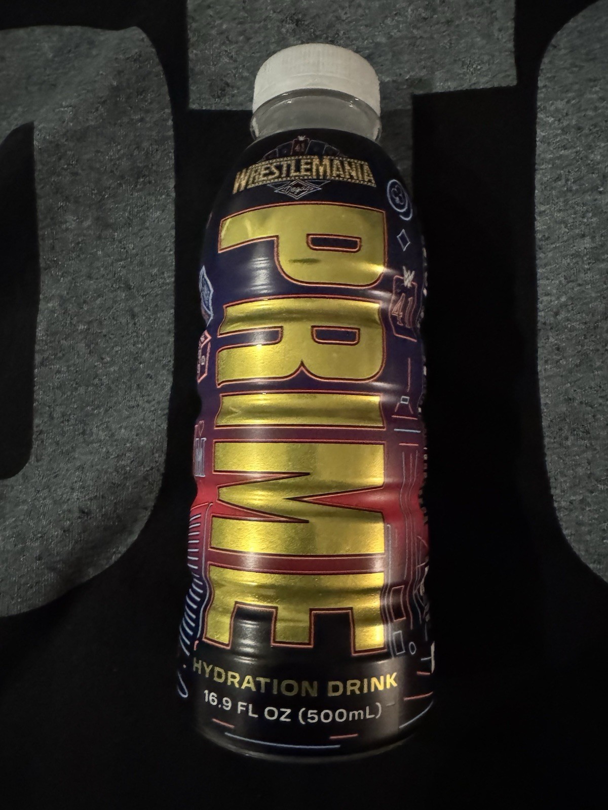 WWE  WrestleMania 41 Las Vegas Edition Prime Hydration Sealed Bottle 