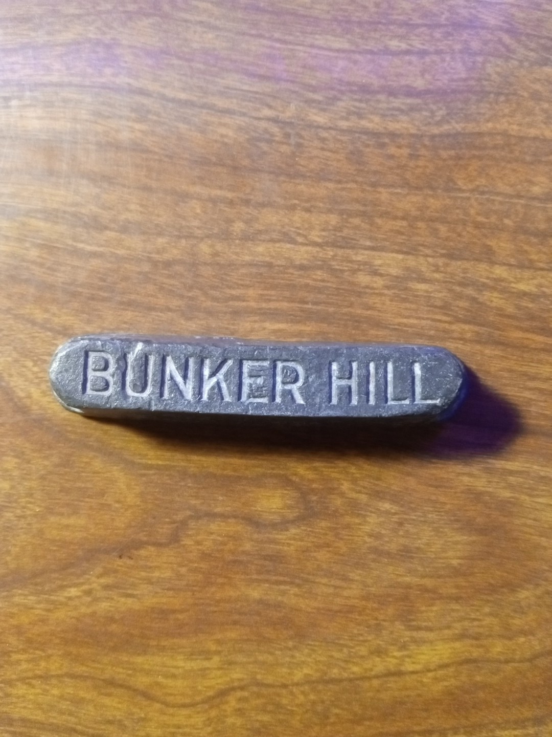 Vintage Bunker Hill Co. Complimentary Pig  Lead Miniature Paperweight Rare Idaho