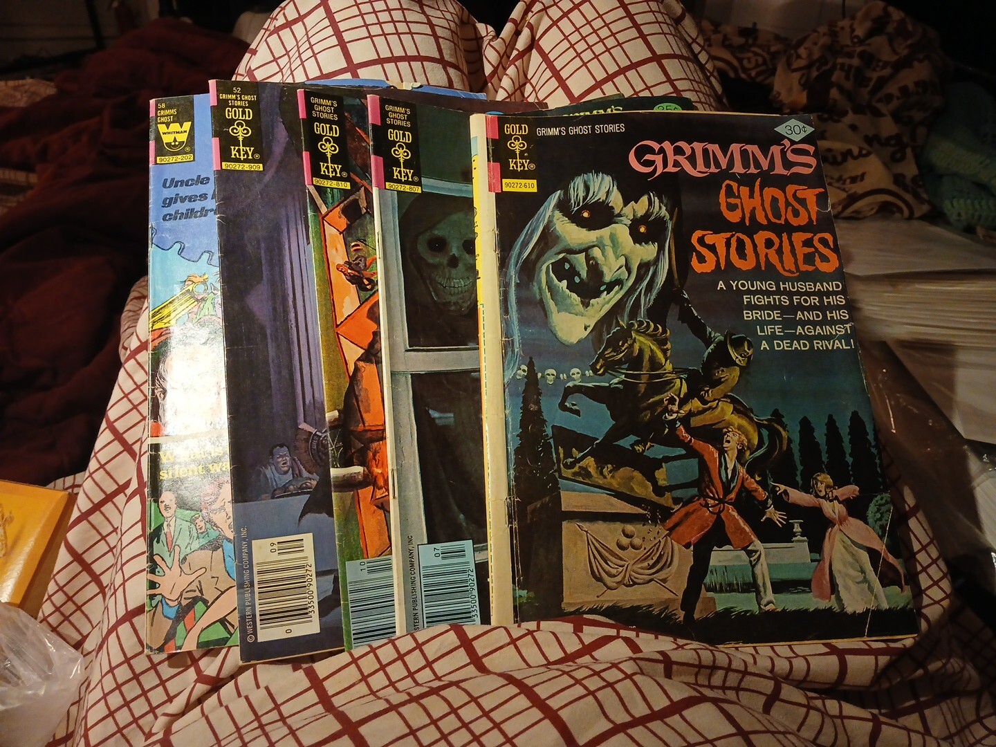 Grimm\'s Ghost Stories 34 45 47 52 58 Bronze Age Horror Lot Run Set Collection