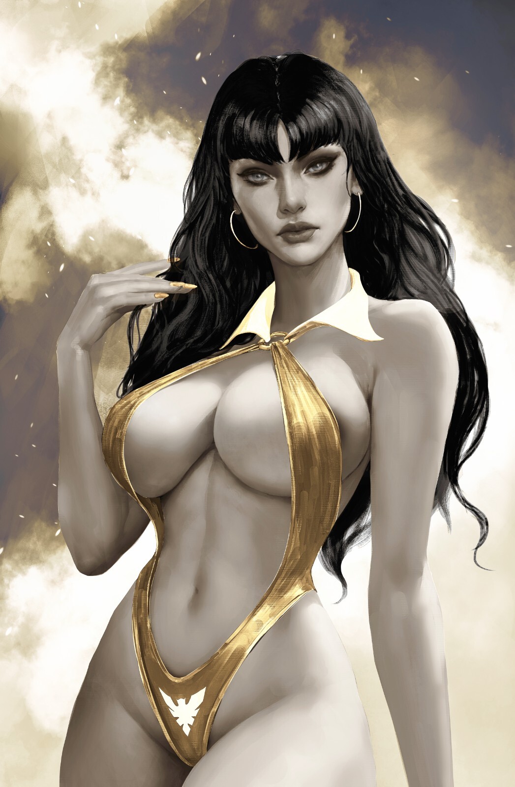 VAMPIRELLA #1 - JUSTINE FLORENTINO VIRGIN VARIANT COVER B KNIGHT OF COMICS C2E2