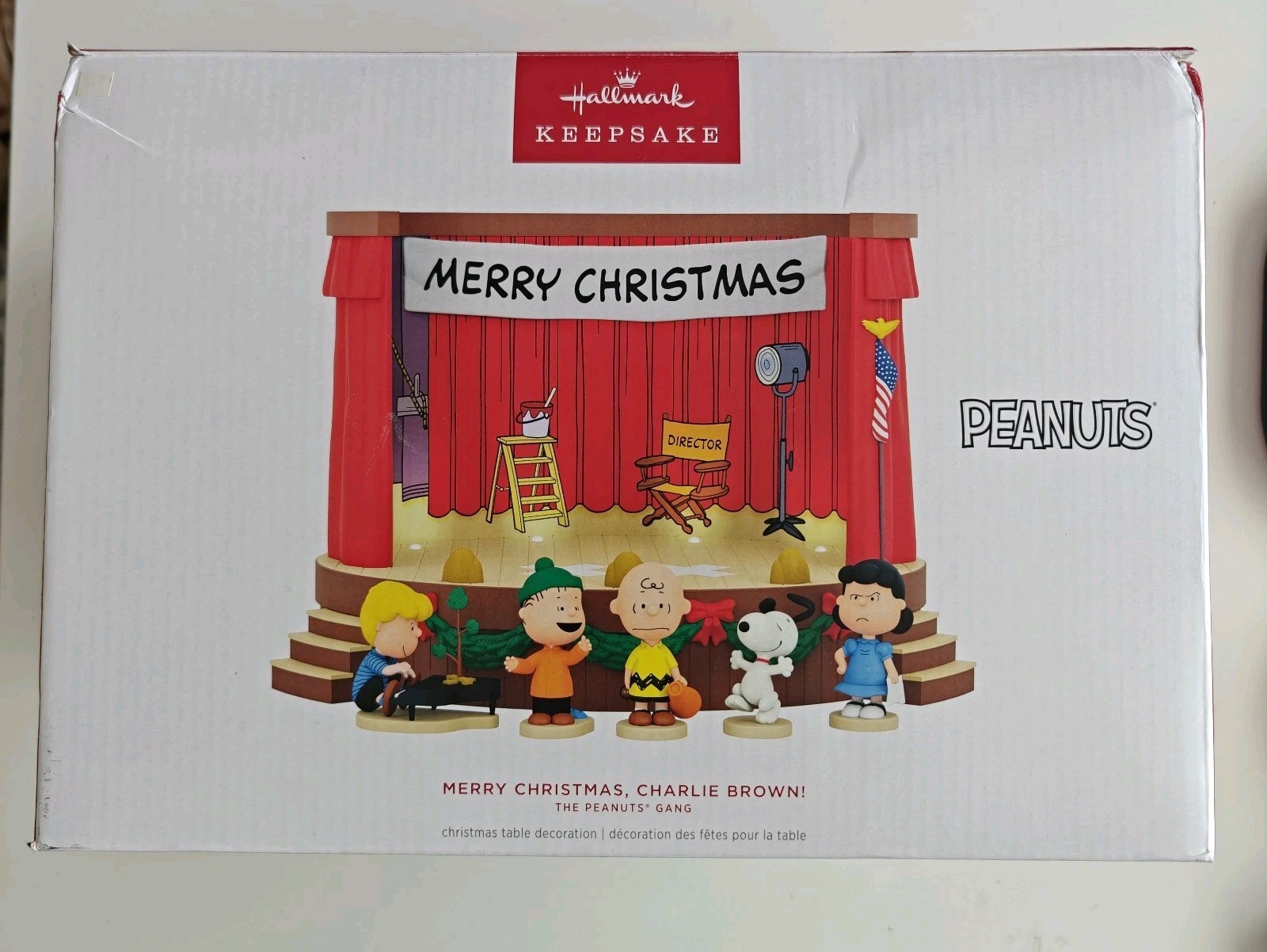Hallmark Keepsake-Merry Christmas, Charlie Brown Peanuts Gang Table Decoration Hallmark Keepsake-Merry Christmas, Charlie Brown Peanuts Gang Table Decoration