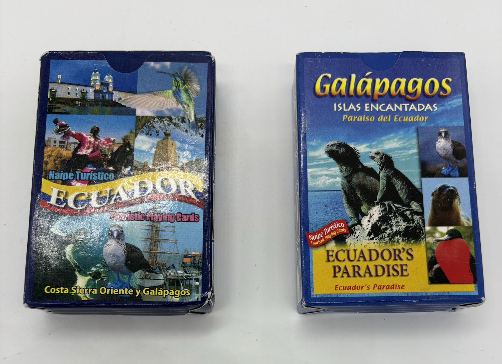 Souvenir Galápagos Ecuador Touristic Travel Playing Cards Deck 2 pack set