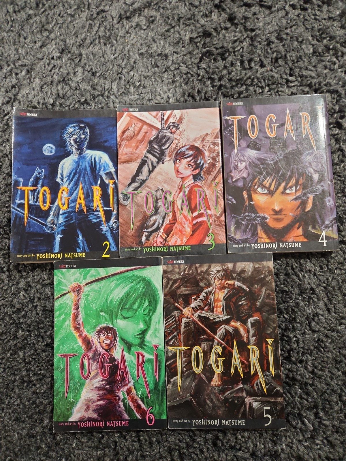 Togari Manga English Vol 2–6 Lot VIZ Media