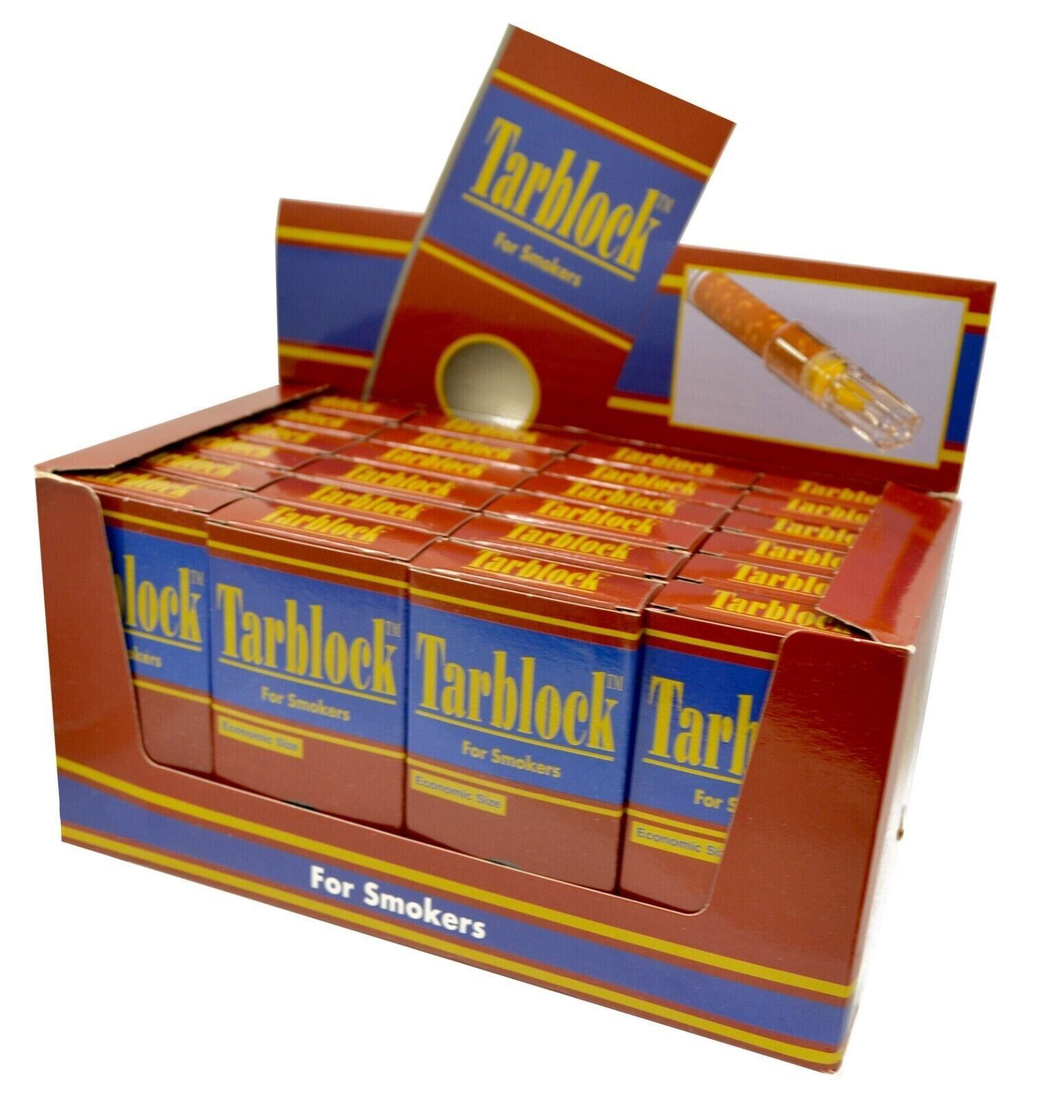 TARBLOCK Cigarette Filter Tips 24 Packs (720 filters) ~Free Shipping