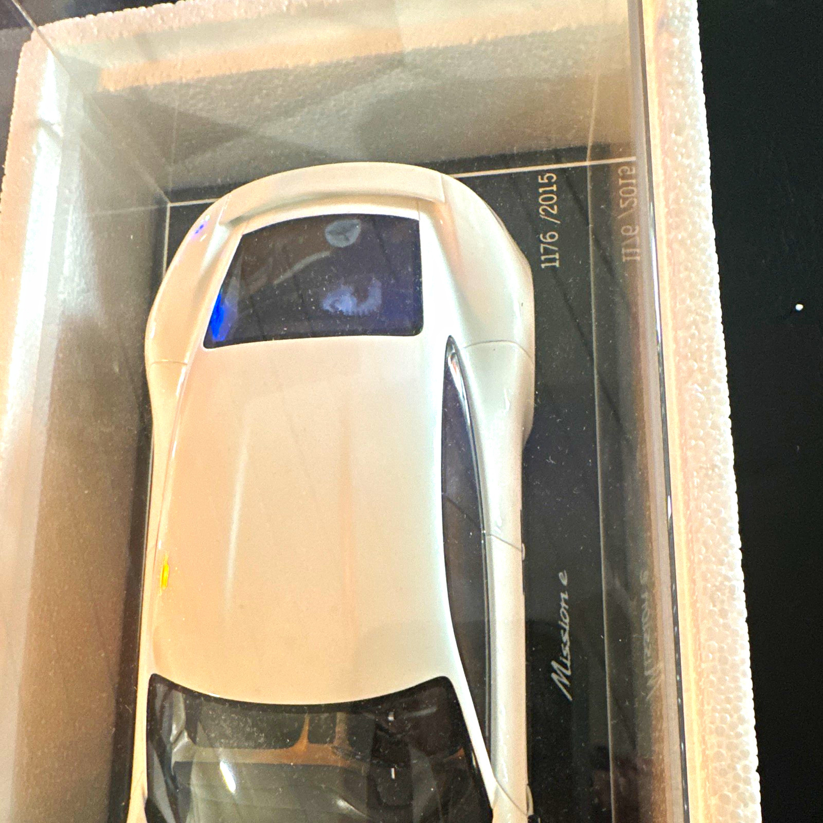 Porsche Mission E White 1:18 Scale Diecast Collectible Model Car, Porsche Rare