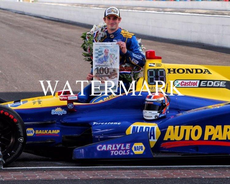 ALEXANDER ROSSI 2016 Indianapolis 500 Champion Winner 8x10 Photo Print Reprint