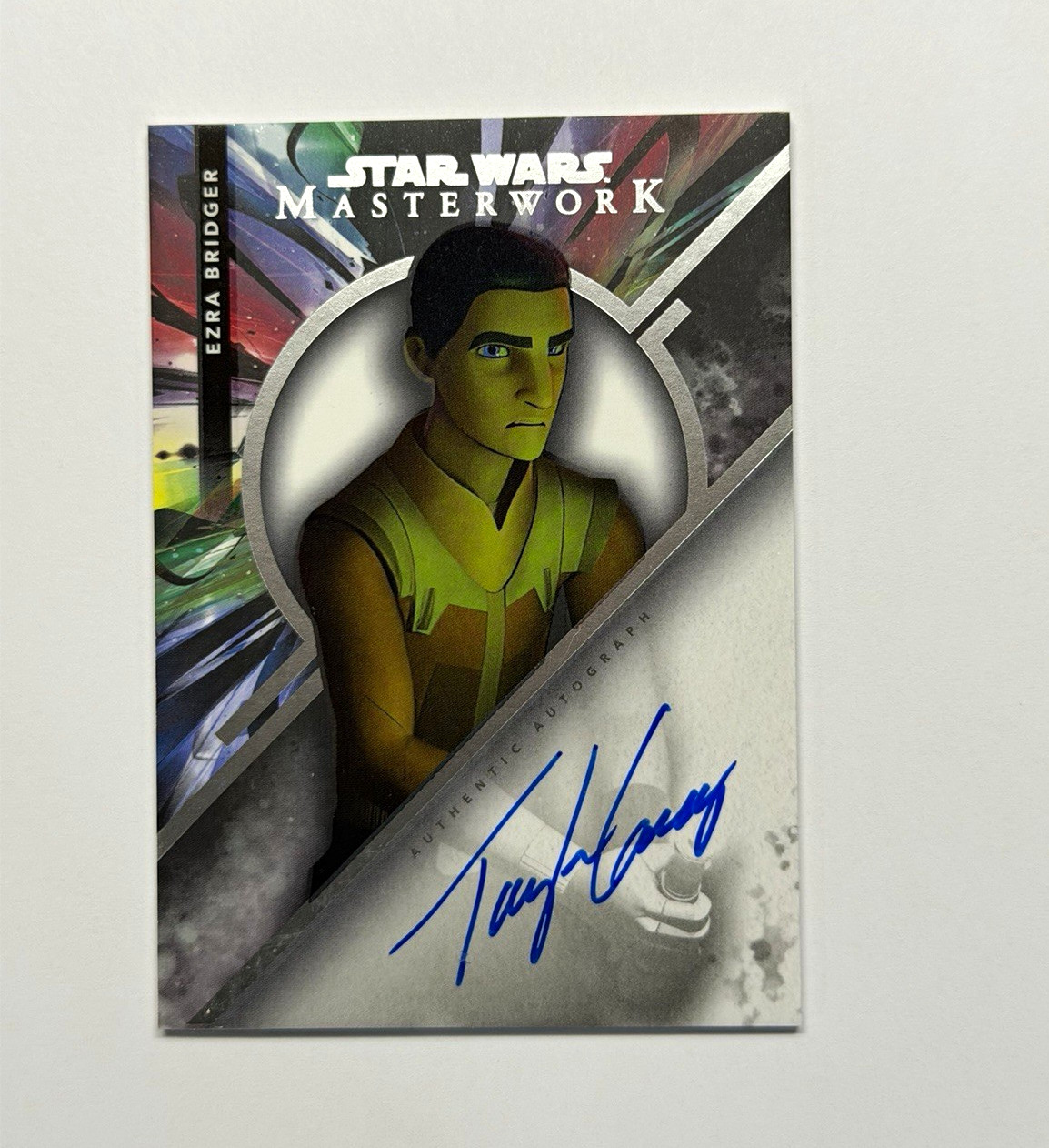 Topps 2016 Star Wars Masterwork Ezra Bridger Autograph MWA-TG Taylor Gray