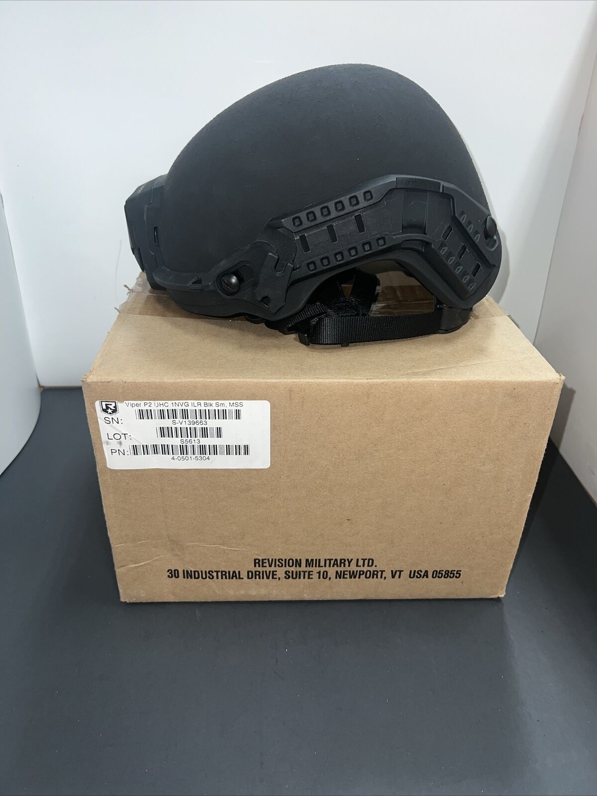 Revision Batlskin Viper Black Helmet Small Part# 4-0501-5304 NEW