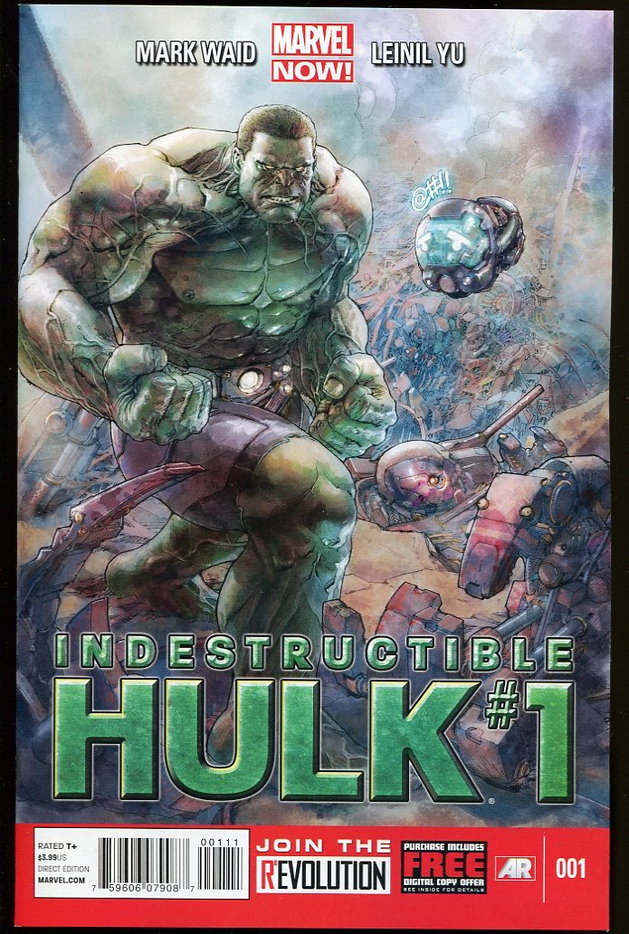 INDESTRUCTIBLE HULK #1 REGULAR COVER NEW NEAR MINT 2012