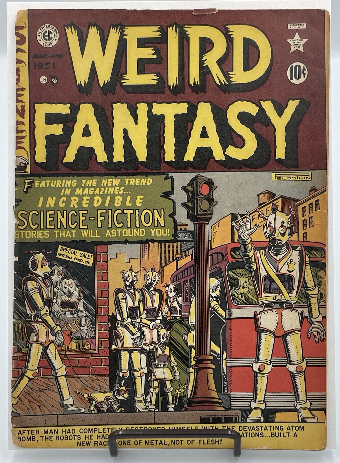 Vintage EC Comics Weird Fantasy #6 1951 Golden Age Sci-Fi Comic Book