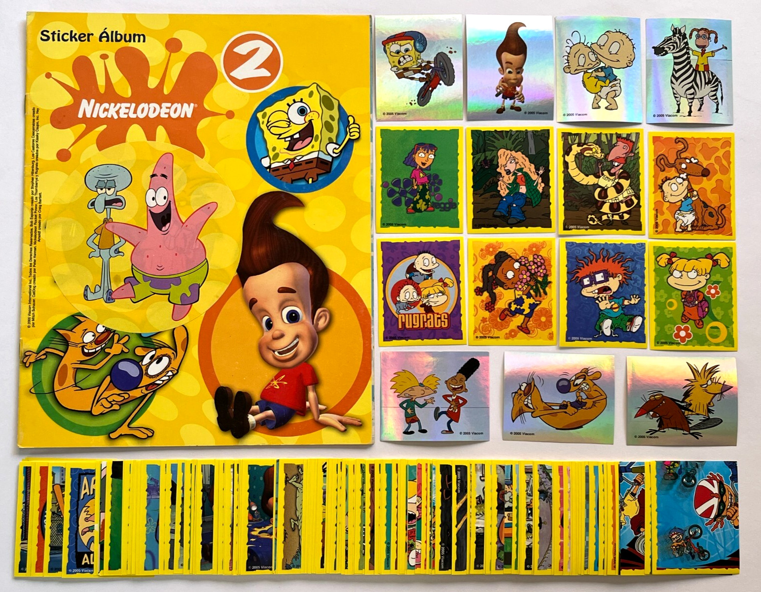 2005 ALBUM NICKELODEON 2 NAVARRETE Full Set 164/164 Sticker Mexico Edition Tommy