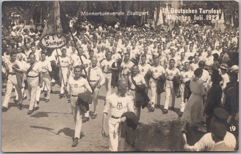 1923 MUNICH Germany Real Photo RPPC Postcard \