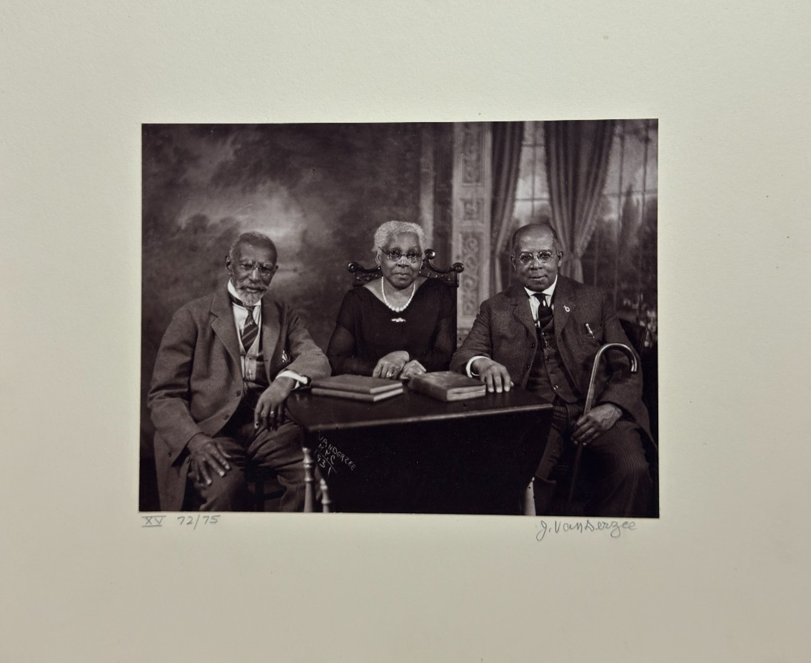Portrait of Two Brothers and Their Sister, Harlem James Van Der Zee American