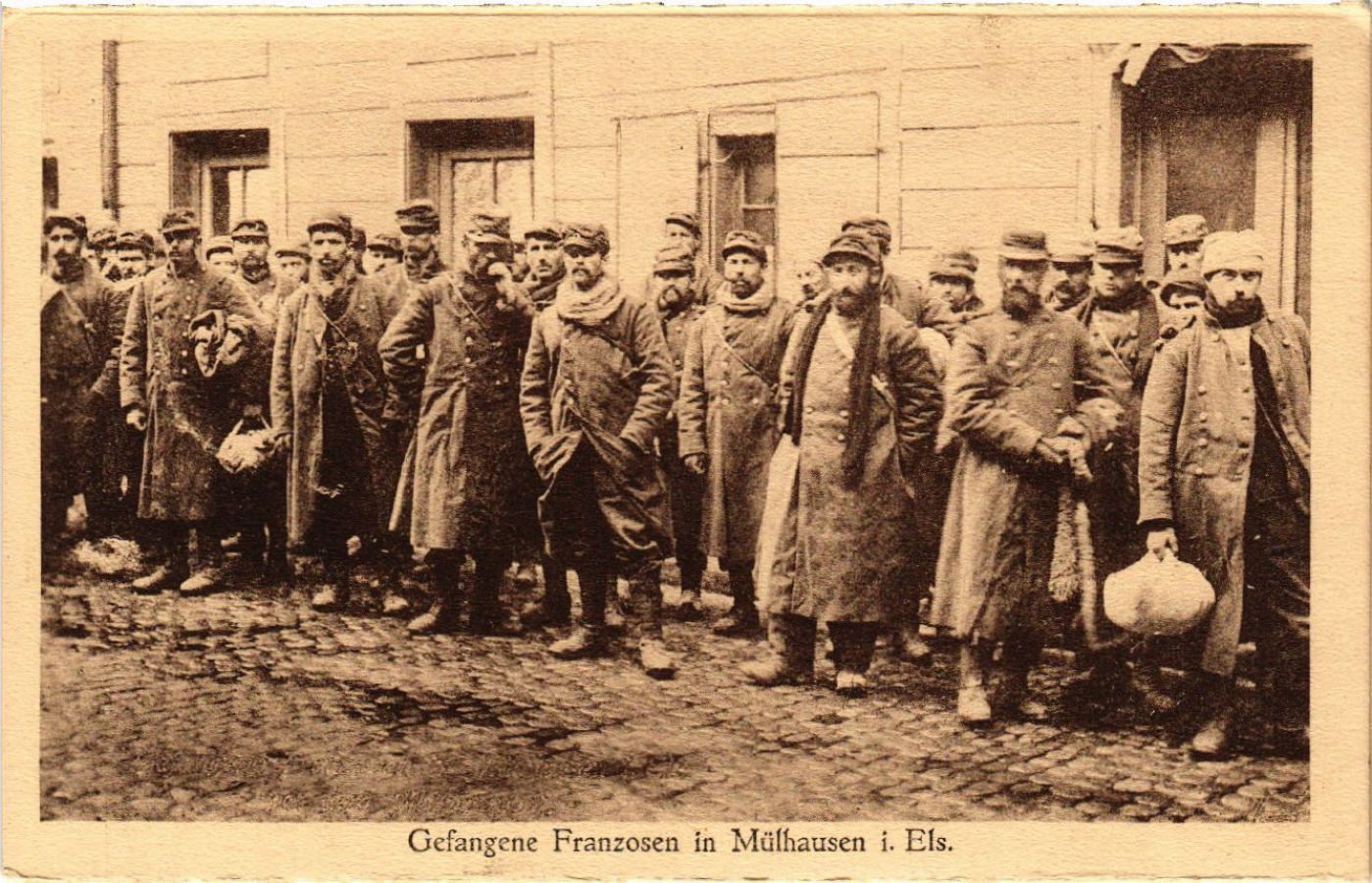 CPA AK French Prisoners in MÜLHAUSEN (476429)
