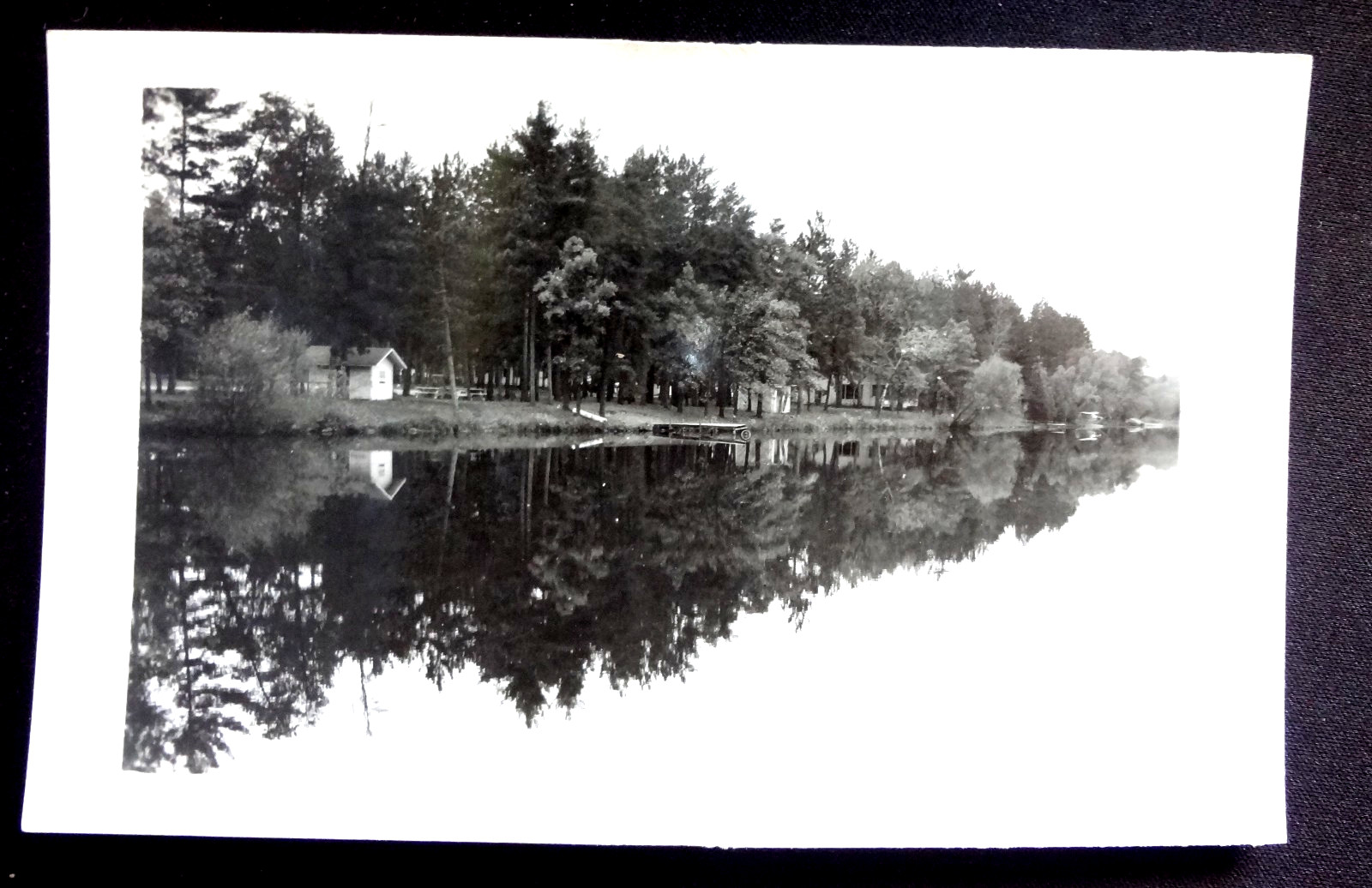 Vintage RPPC Pine River Minnesota Fish Cabin Post Card Vintage RPPC Pine River Minnesota Fish Cabin Post Card