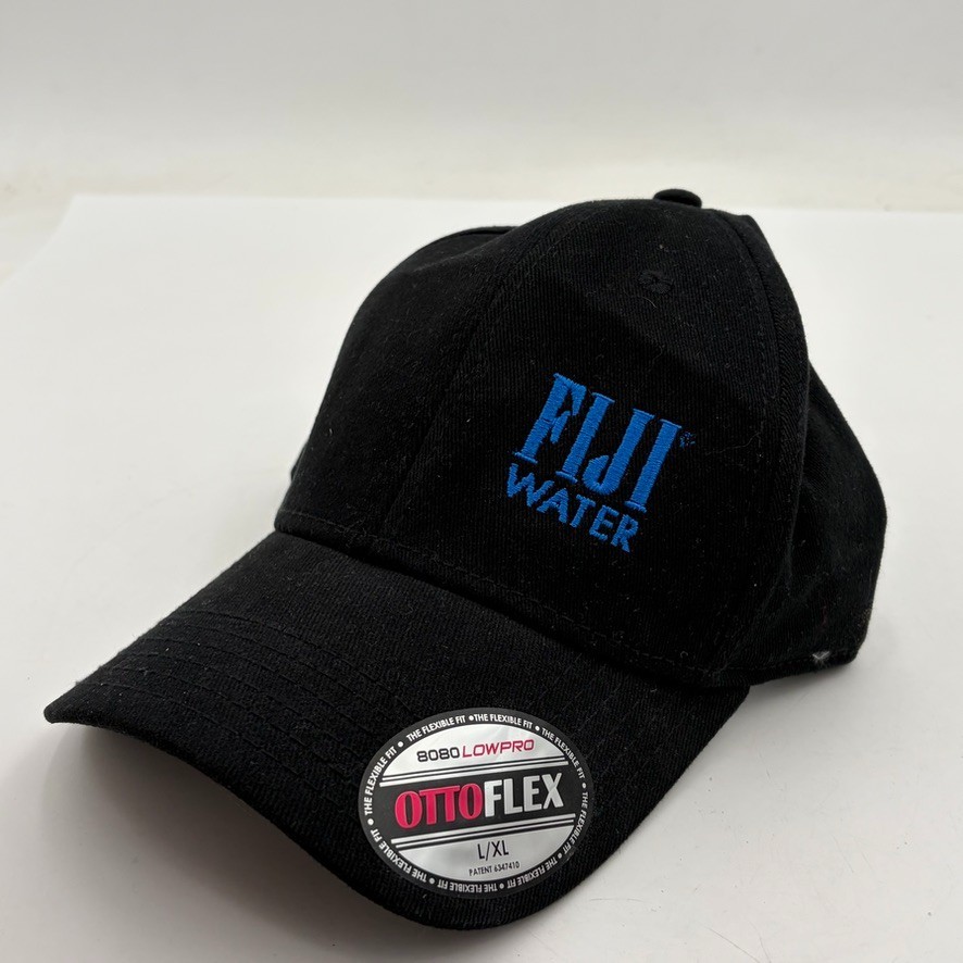 Vintage Fiji Water OttoFlex Hat Cap Earth's Finest Water FIJI WATER HAT Black Vintage Fiji Water OttoFlex Hat Cap Earth's Finest Water FIJI WATER HAT Black