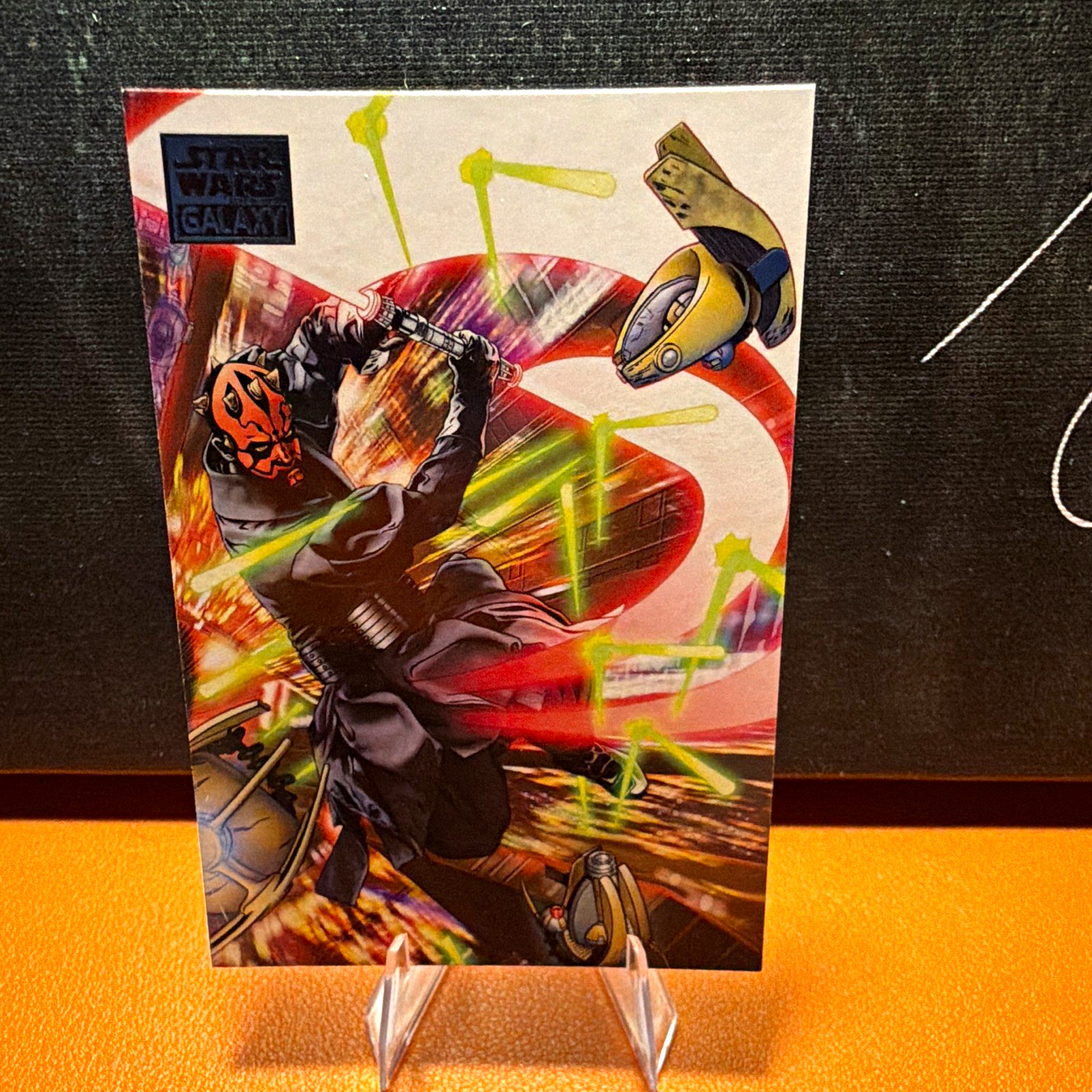 2012 Topps Star Wars Galaxy New Visions A Menace Named Maul Darth Maul #18/743