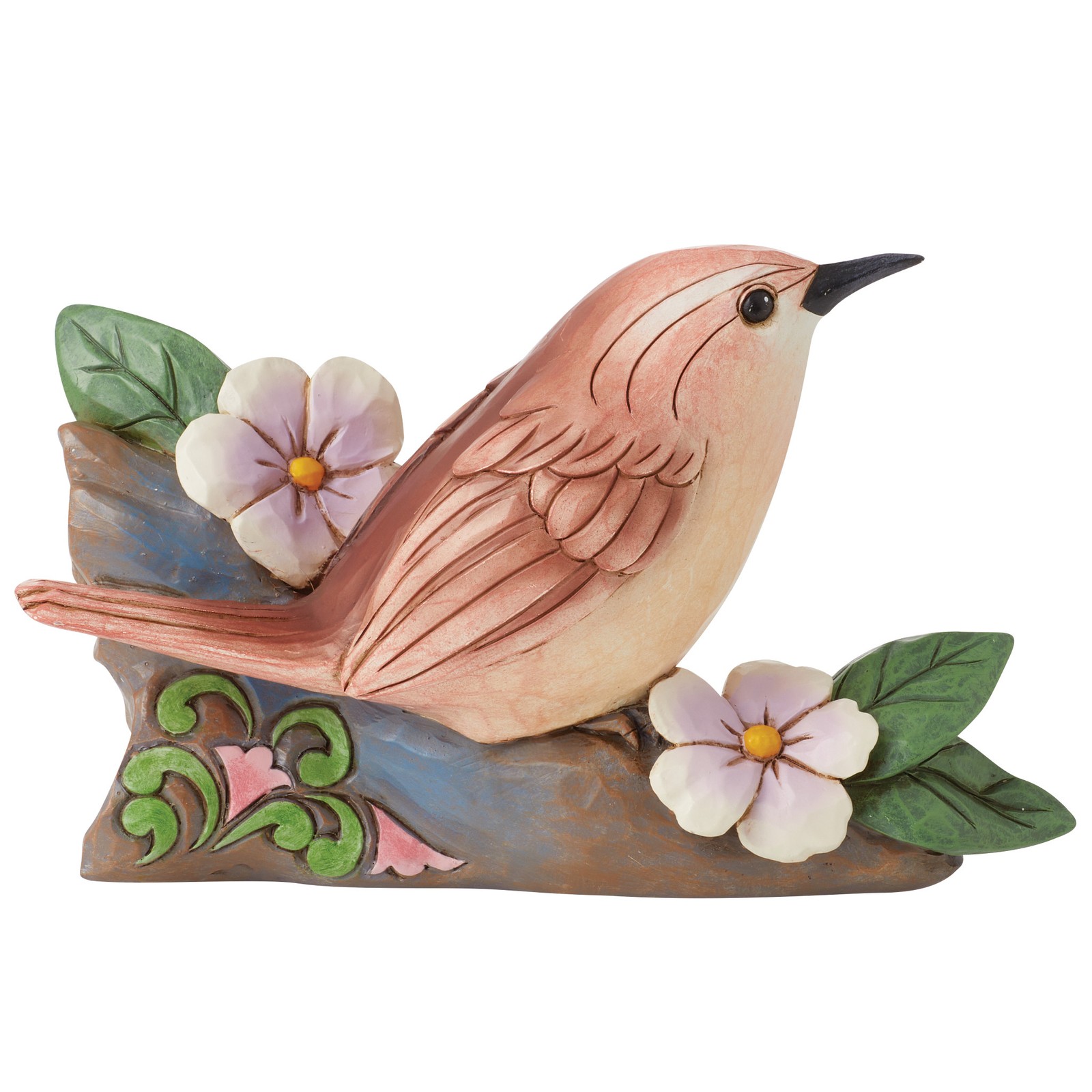 Enesco Jim Shore Heartwood Creek Nature\'s Meadow Carolina Wren Figurine 3.7 Inch