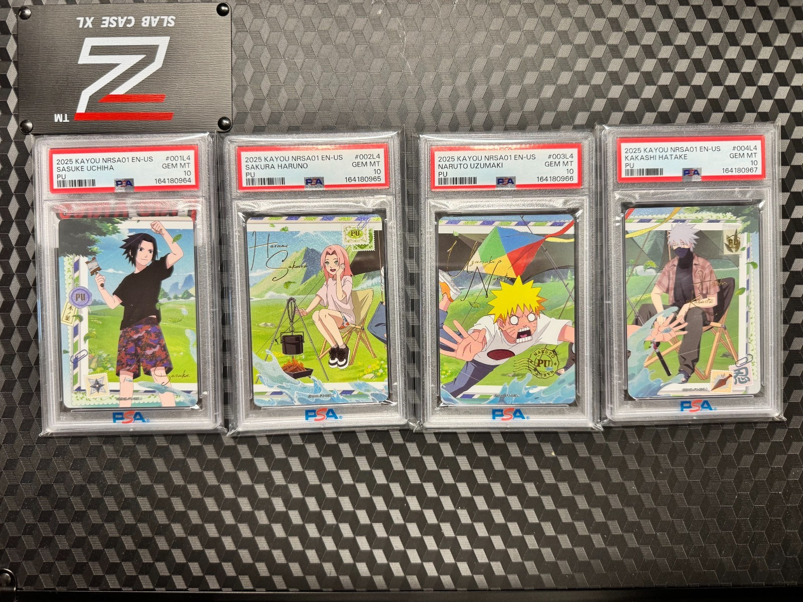 2025 Kayou Naruto Heaven Scroll Series 1 Complete NRSA01-PU Sequential PSA 10