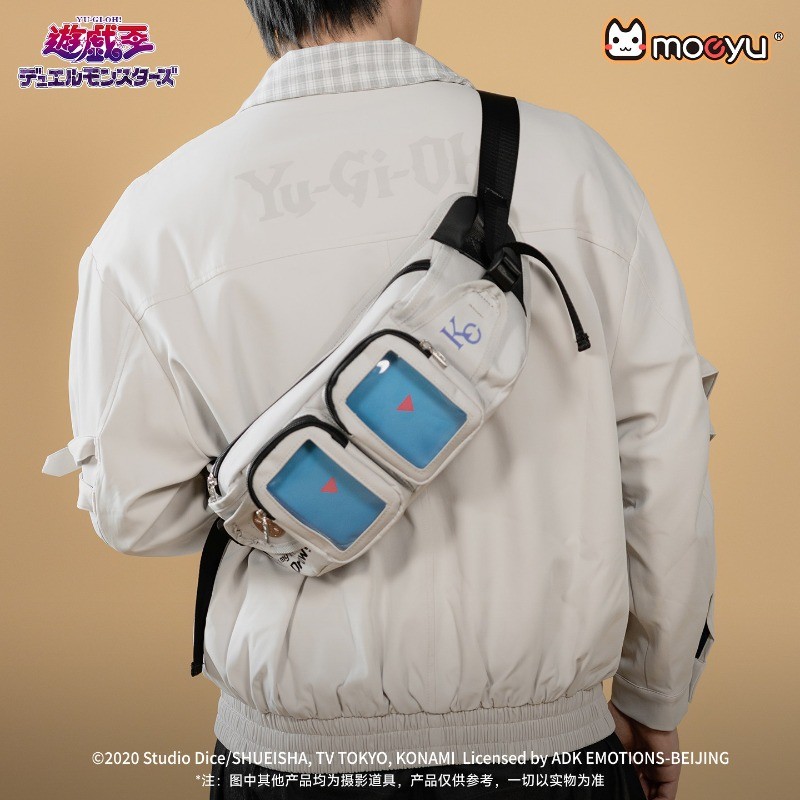 moeyu YuGiOh Duel Monsters Seto Kaiba Shoulder Crossbody Bag Waist Bag