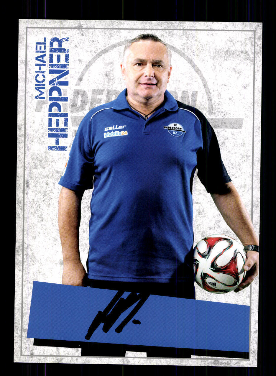 Michael Heppner autograph card SC Paderborn 2014-15 original signed + A 132616