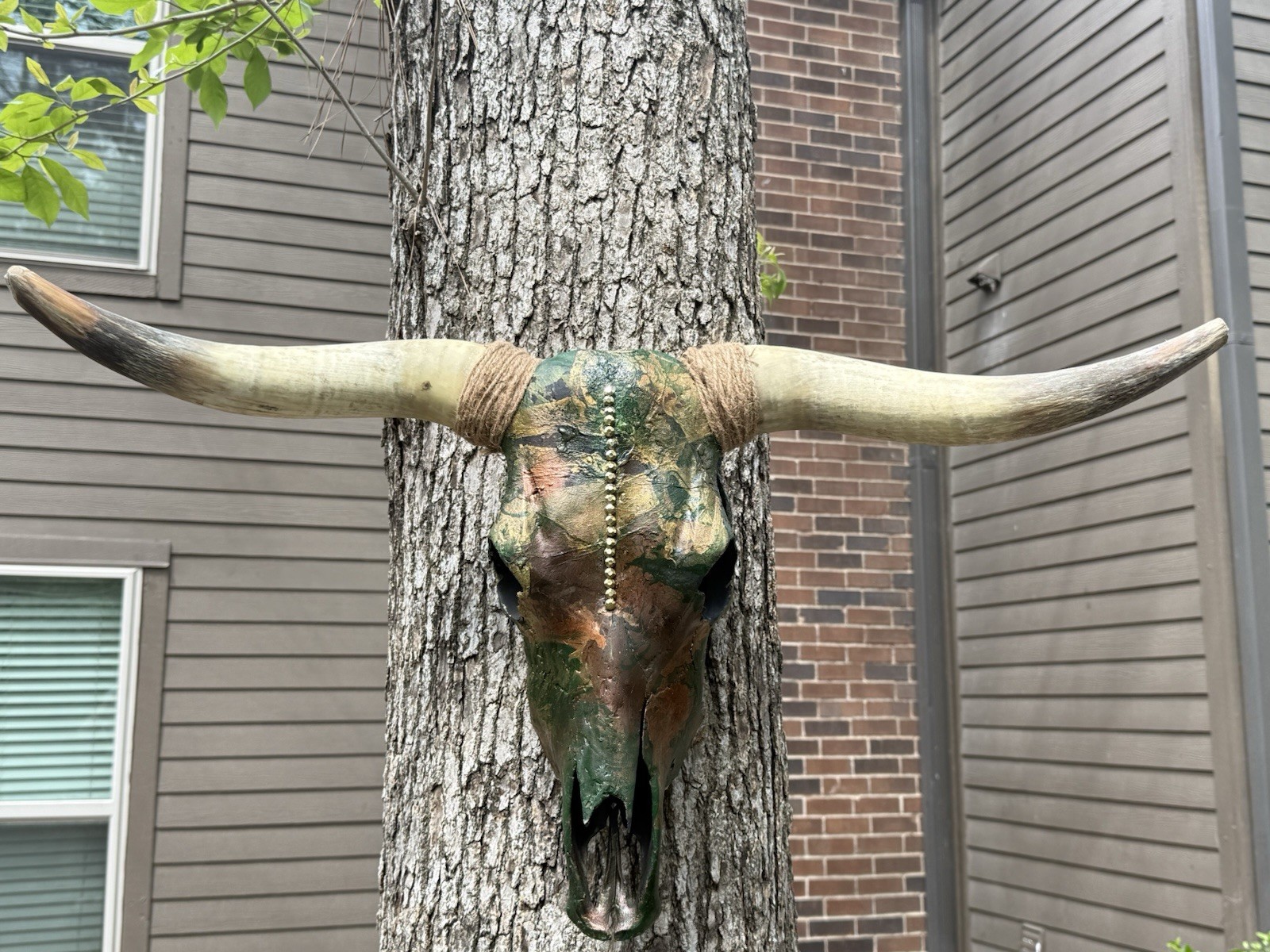 Ebros Large “34”Wide Longhorn Steer Cow Skull Wall Head 