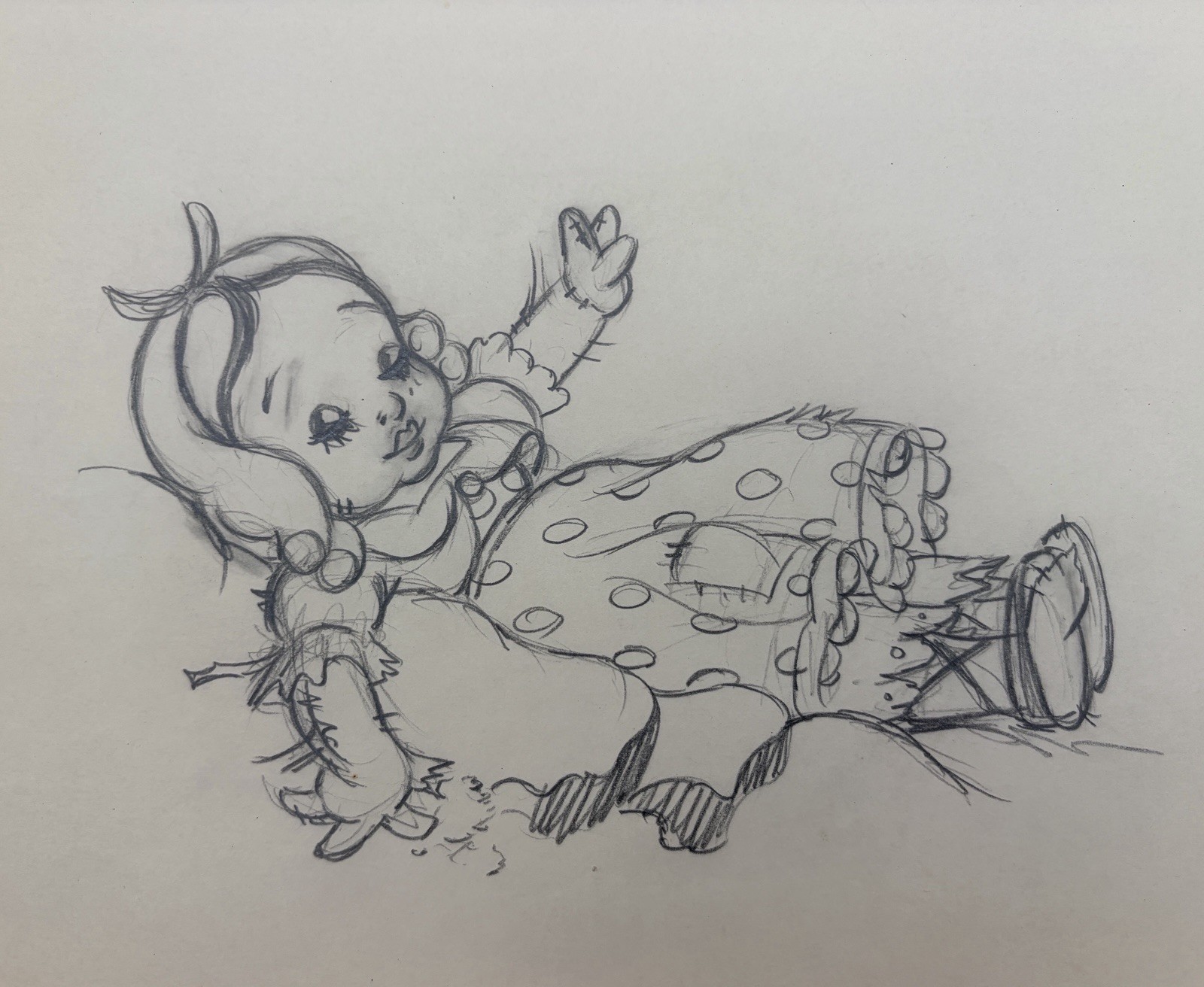 Broken Toys Publicity Drawing Manuel Gonzales Silly Symphony Walt Disney C. 1935