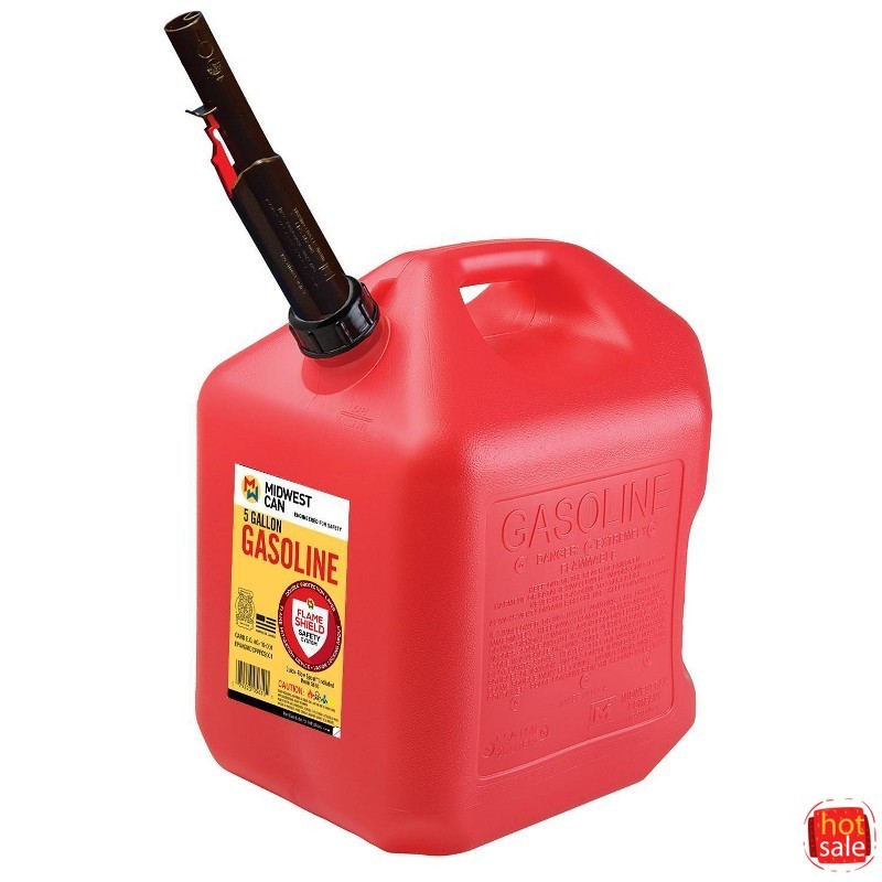 Midwest Can 5 Gallon Gas Can, Red